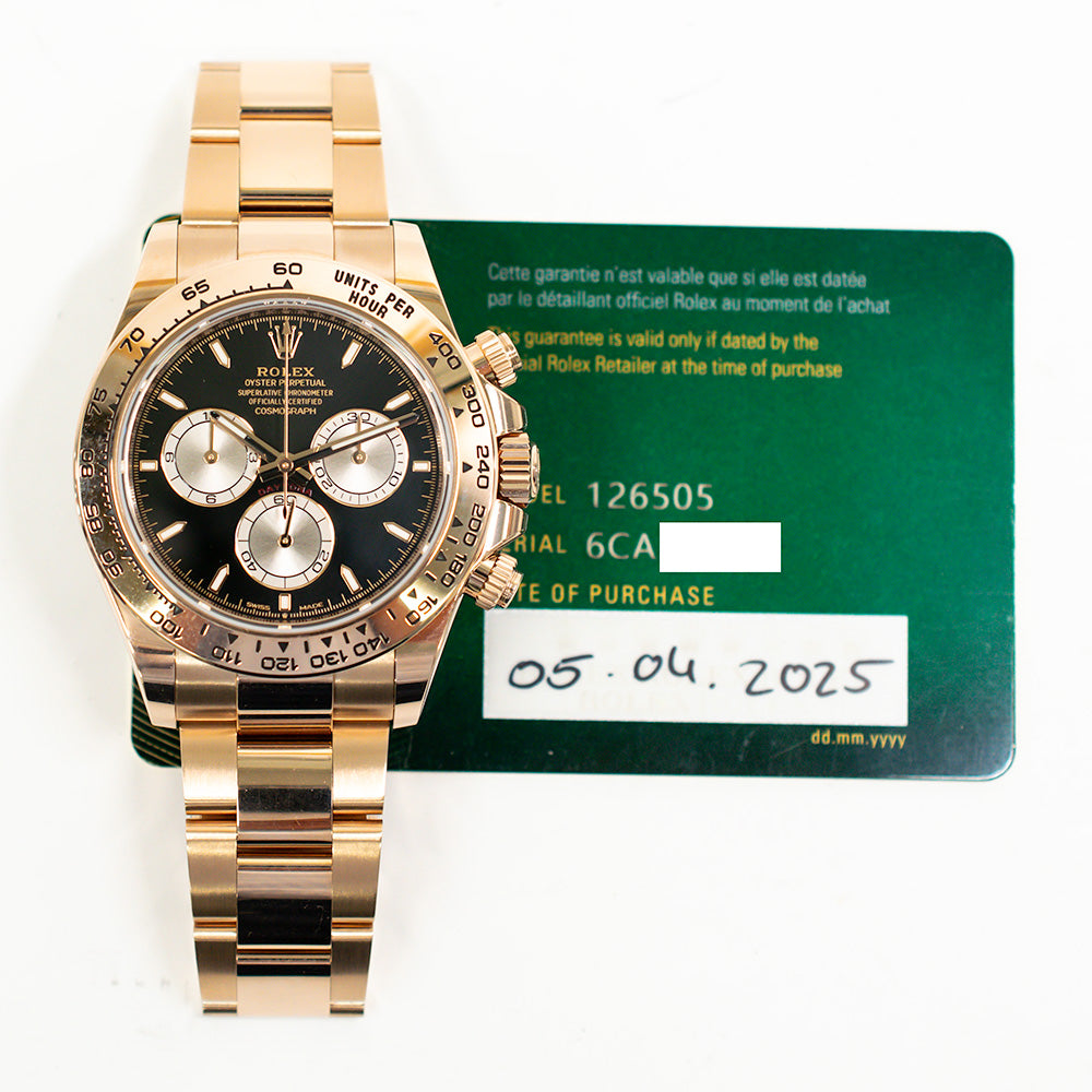 Rolex 126505 Daytona Rose Gold