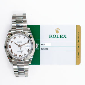 Rolex 126300 Datejust 41mm Steel