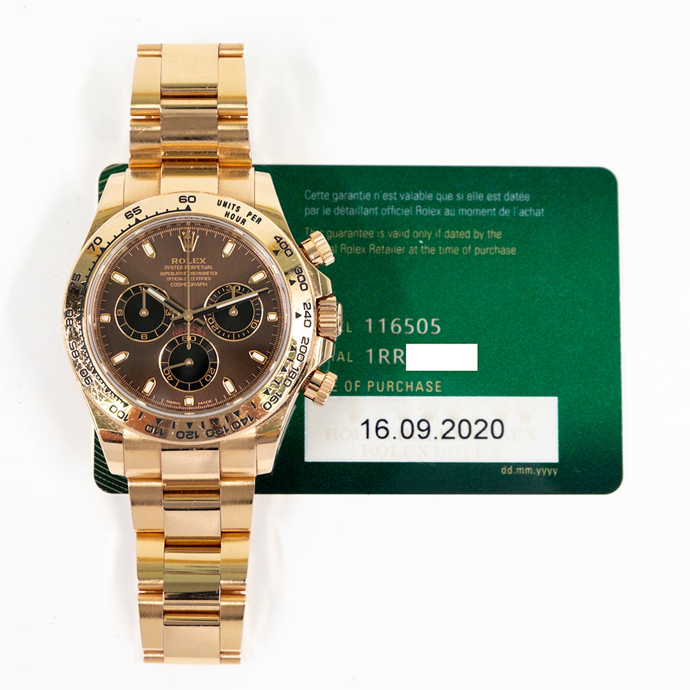 Rolex 116505 Daytona Rose Gold