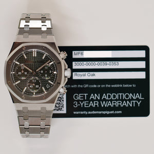 Audemars Piguet 26240ST.OO.1320ST.08 Royal Oak  Chronograph 41mm Stainless Steel Selfwinding