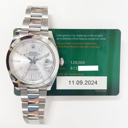 Rolex 126300 Datejust 41mm Steel