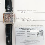 Cartier WHSA0032 Santos-Dumont Skeleton 31mm x 43.5mm Steel  Selfwinding