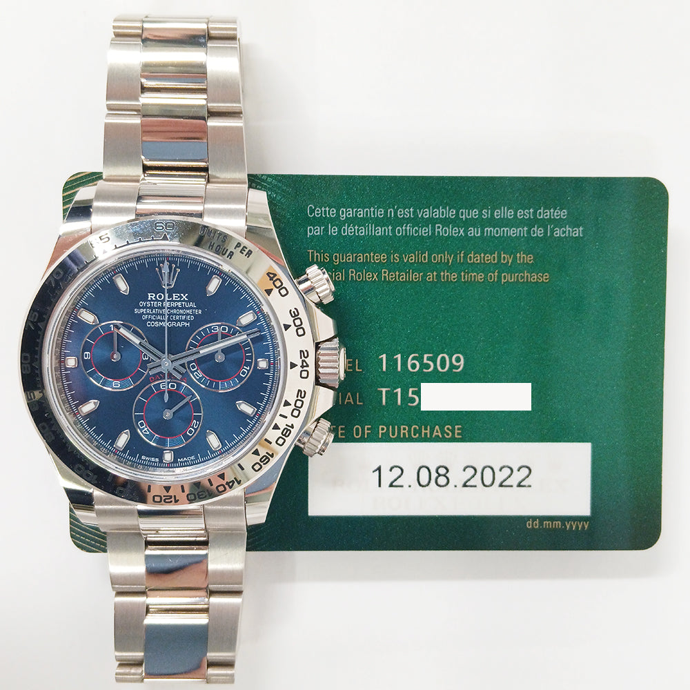 Rolex 116509 Daytona White Gold
