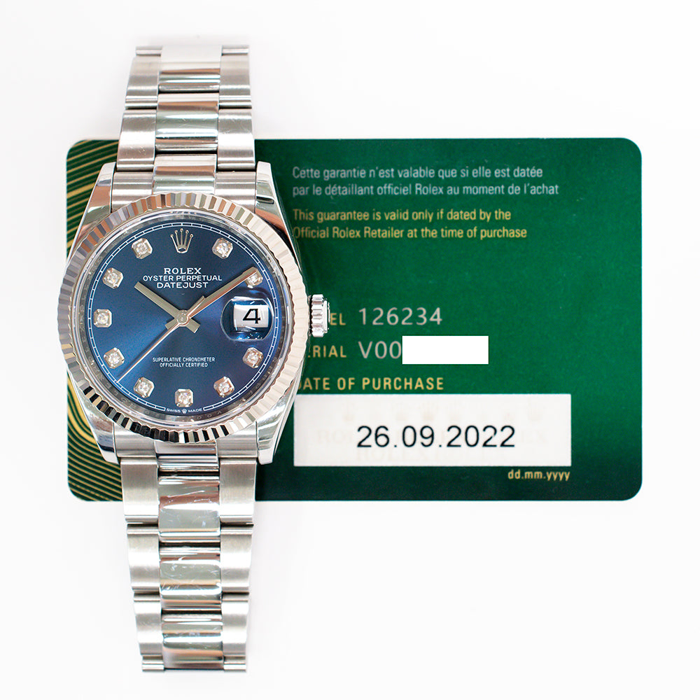 Rolex 126234G Datejust 36mm Steel and White Gold