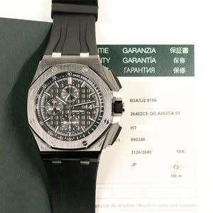 Audemars Piguet 26402CE.OO.A002CA.01 Royal Oak Offshore Chronograph 44mm Black Ceramic Case