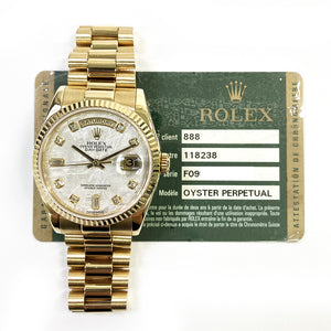 Rolex 118238 Day-Date President 36mm Yellow Gold