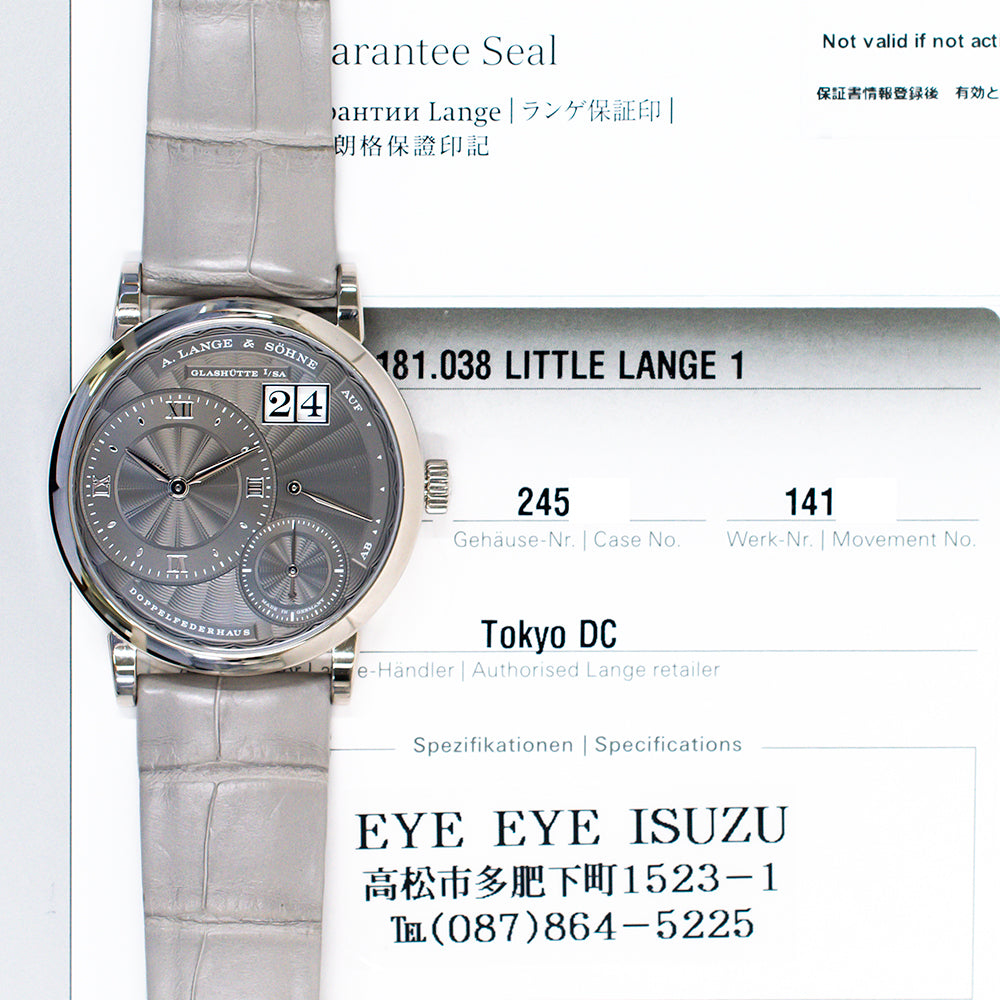 Louis Vuitton 181.038 Lange 1 36.8mm White Gold Selfwinding