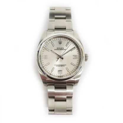 Rolex Oyster Perpetual 36 mm Stainless Steel - Domed Bezel - Silver Dial - Oyster Steel Bracelet 116000 - 2011