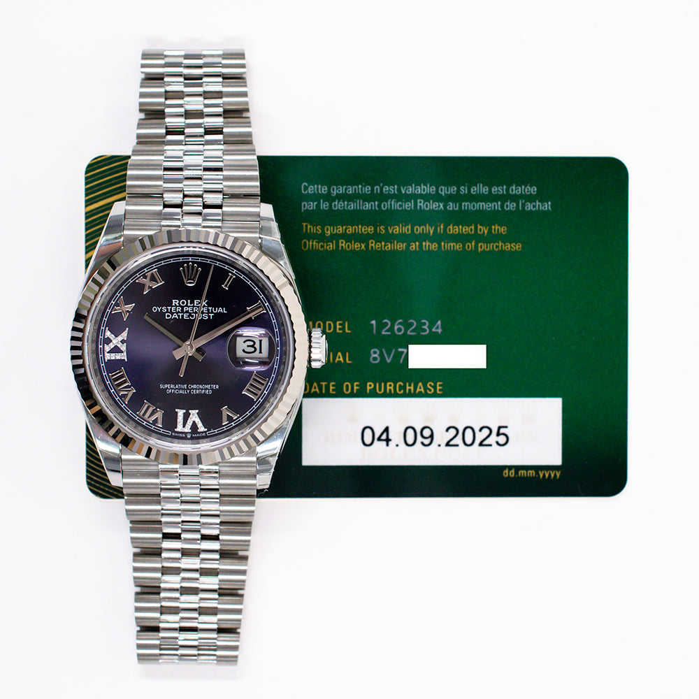 Rolex 126234 Datejust 36mmSteel and White Gold