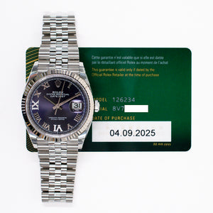 Rolex 126234 Datejust 36mmSteel and White Gold