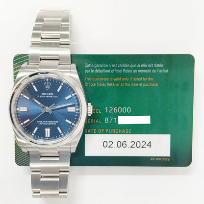 Rolex 126000 Oyster Perpetual 36mm Steel