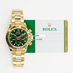 Rolex 116508 Daytona Yellow Gold "John Mayer"