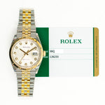 Rolex 126233G Datejust 36mm Steel and Yellow Gold