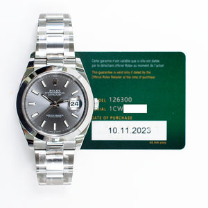 Rolex 126300 Datejust 41mm Steel