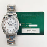 Rolex 126200 Datejust 36mm Domed Bezel Steel