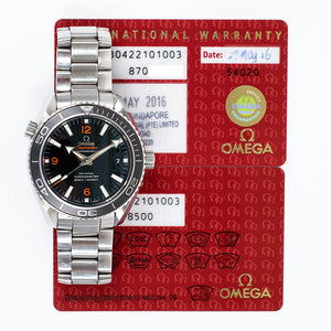 Omega 232.30.42.21.01.003 Seamaster Planet Ocean 600m Co-Axial Chronometer 42mm Steel