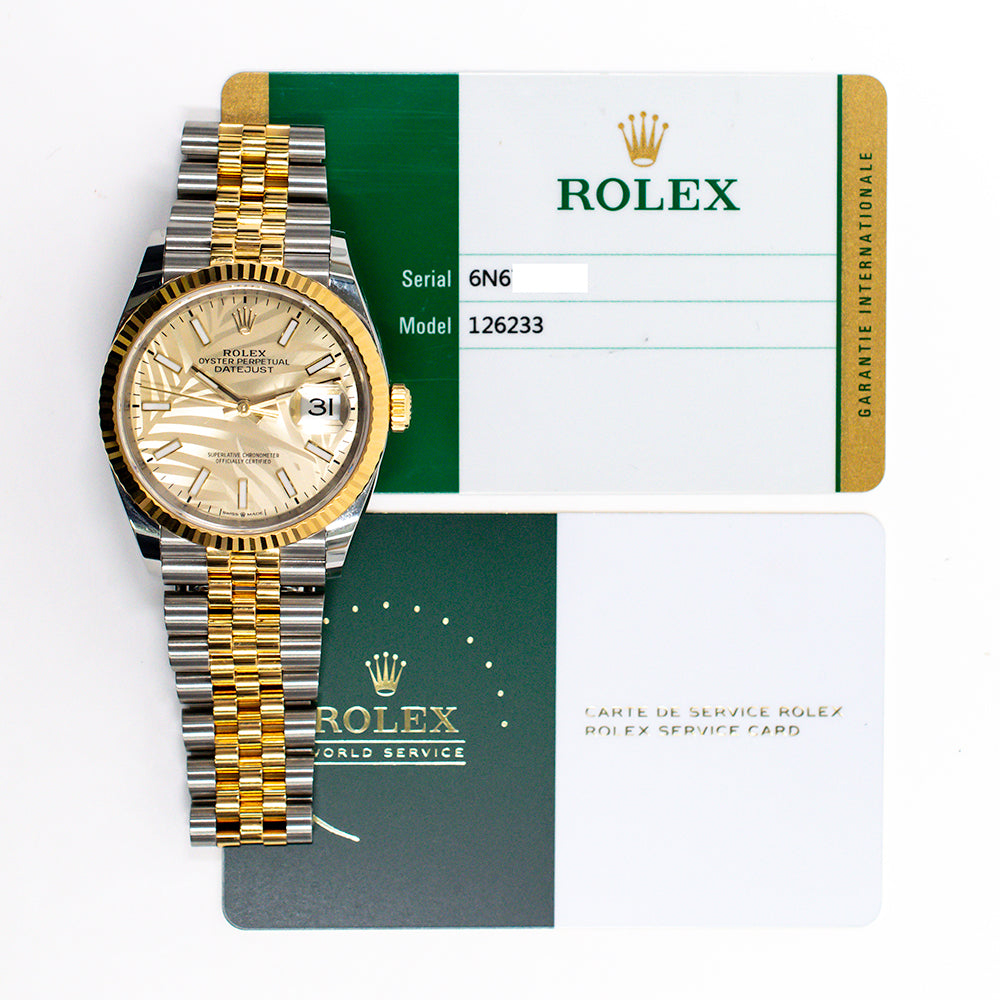 Rolex 126233 Datejust 36mm Steel and Yellow Gold