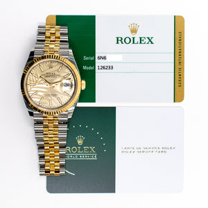 Rolex 126233 Datejust 36mm Steel and Yellow Gold