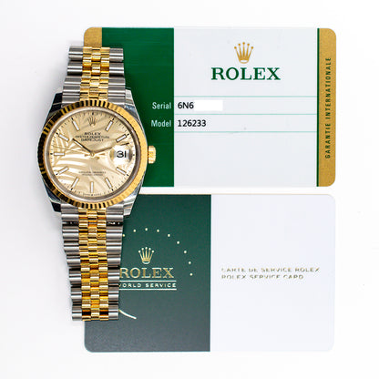 Rolex 126233 Datejust 36mm Steel and Yellow Gold