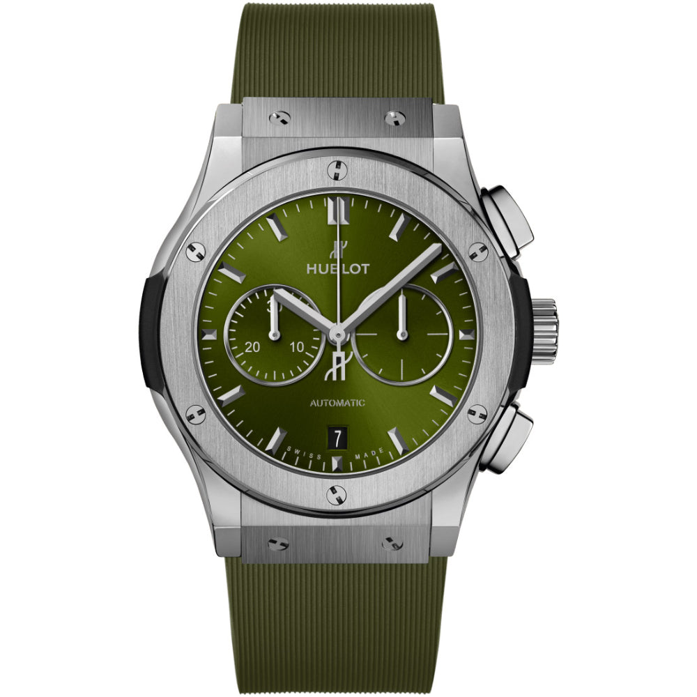 Hublot 541.NX.8970.RX Classic Fusion Chrono 42mm Titanium Green