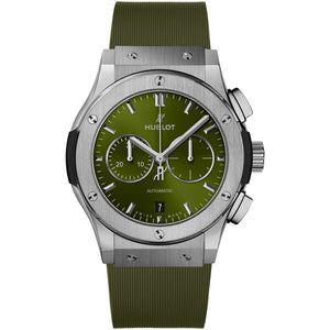 Hublot 541.NX.8970.RX Classic Fusion Chrono 42mm Titanium Green