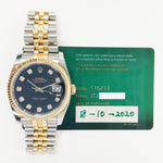 Rolex 116233G Datejust 36mm Steel and Yellow Gold