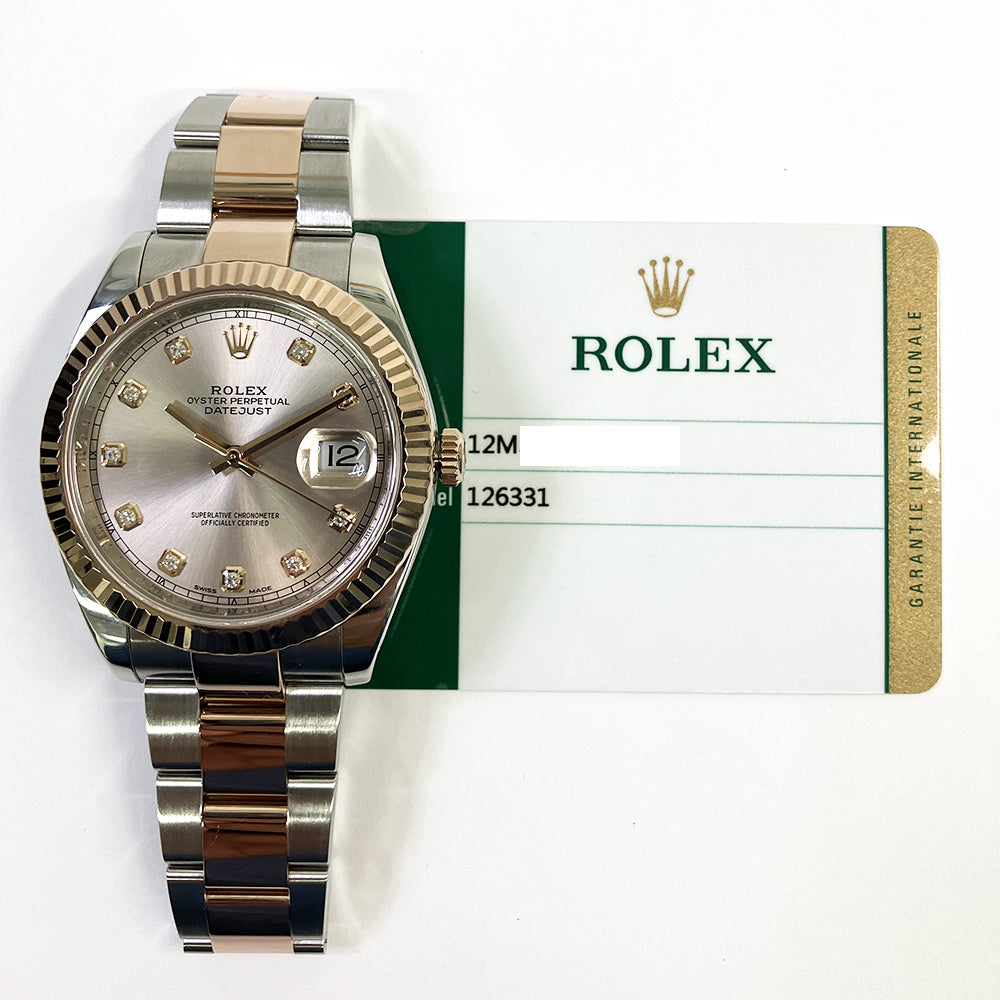 Rolex 126331 Datejust 41mm Steel and Rose Gold