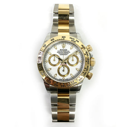 Rolex Daytona 40mm Steel & Yellow Gold - White Dial - Bracelet 116503 - 2021