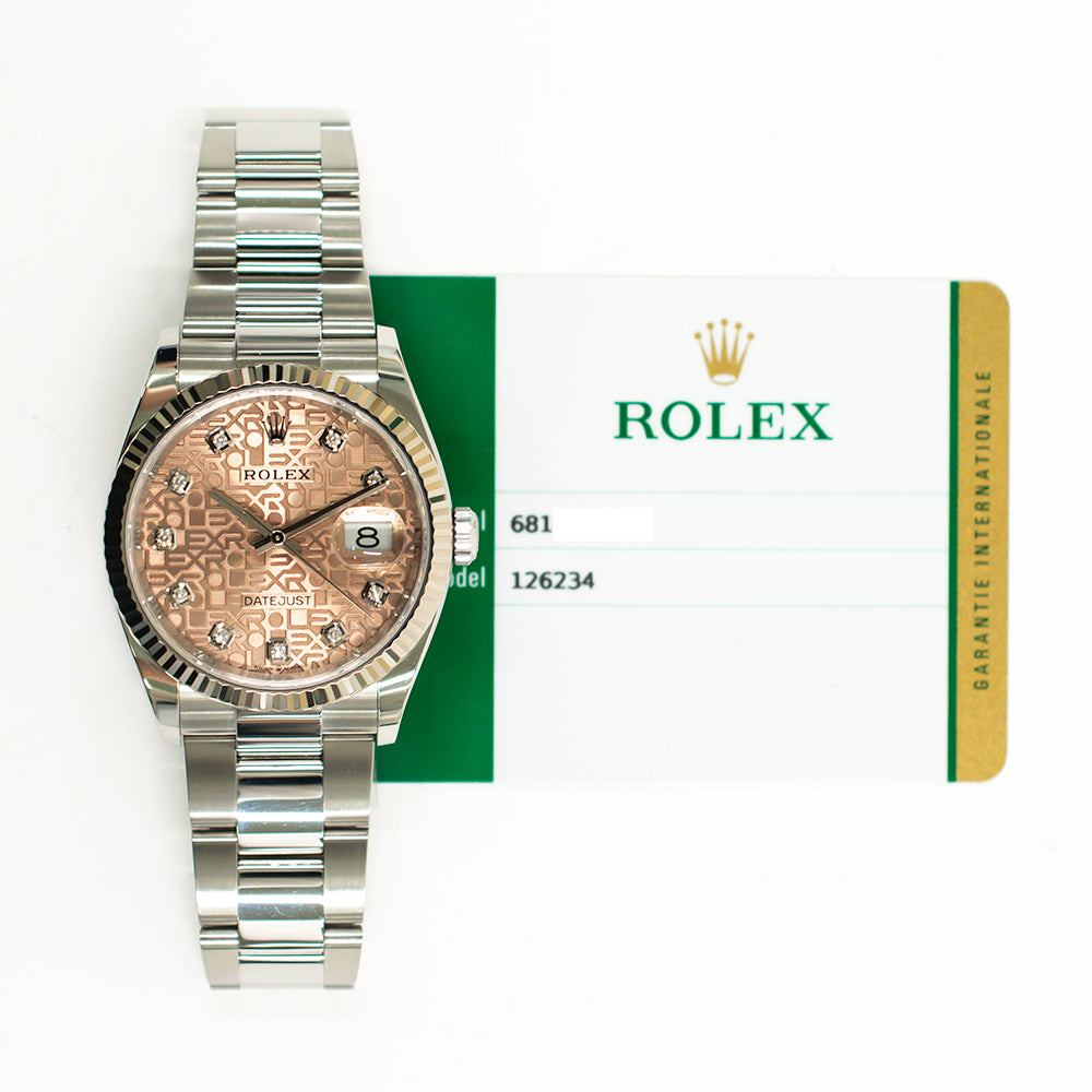 Rolex 126234 Datejust 36mmSteel and White Gold