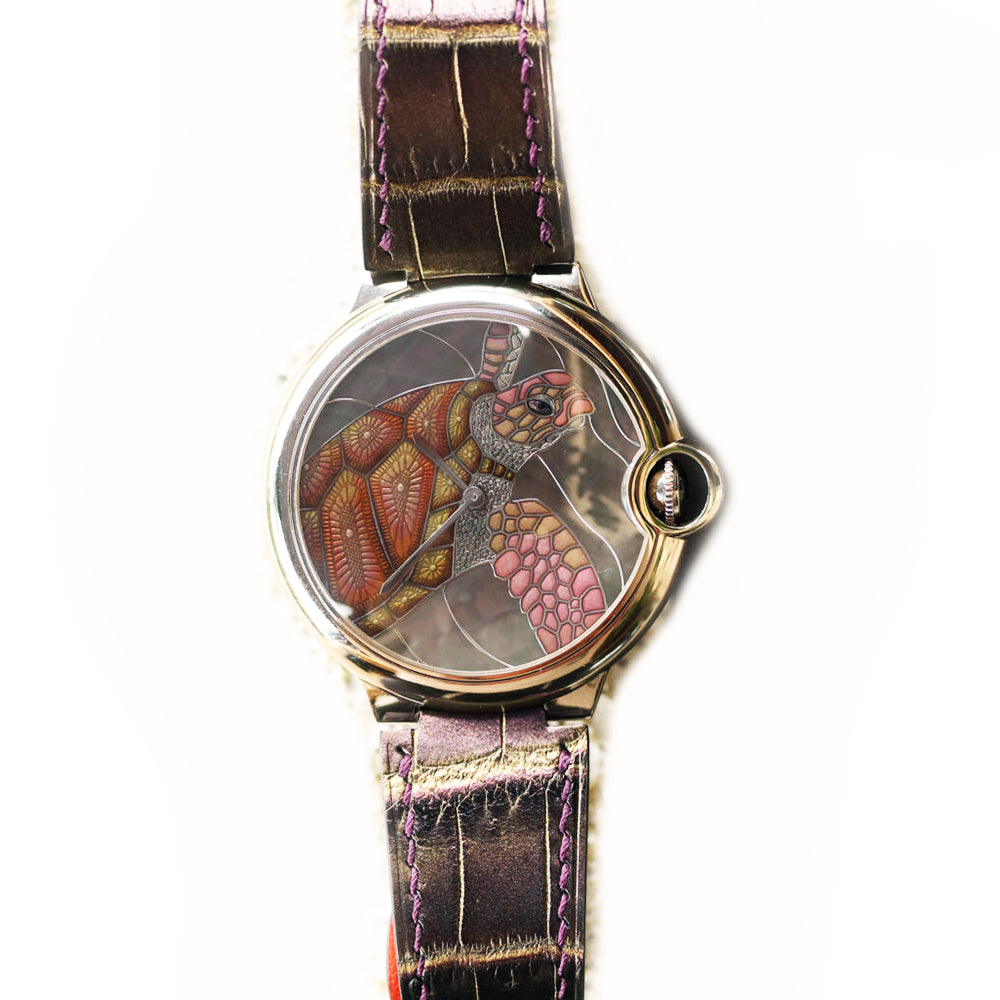 Cartier HPI00330 Ballon Bleu de Cartier XL "Sea Turtle" 46mm White Gold - Limited Edition of 40pcs