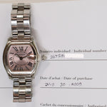 Cartier W62017V3 Roadster Ladies pink Dial Stainless Steel Quartz