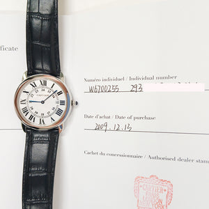 Cartier W6700255 Ronde Solo 36mm Stainless Steel Quartz