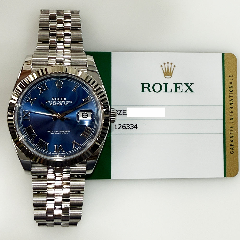 Rolex 126334 Datejust 41mm Steel and White Gold