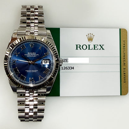 Rolex 126334 Datejust 41mm Steel and White Gold