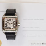 Cartier WSSA0007 Santos 100 Medium Size Selfwinding  Stainless Steel on Strap