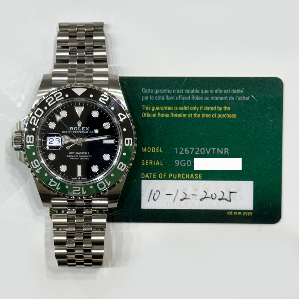Rolex GMT-Master II 40mm "Sprite" Steel Ref. 126720VTNR - SPRITE dial
