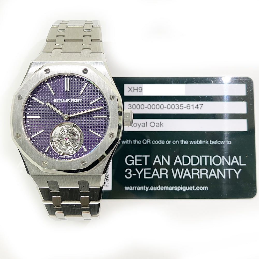 Audemars Piguet 26660ST.OO.1356ST.01 Royal Oak 37mm Flying Tourbillon Extra-Thin "50th Anniversary" - Steel