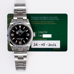 Rolex 124270 Explorer 36mm Steel