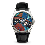 Patek Philippe 5077P-097 Calatrava 38mm Platinum Enamel Kimono Dial Self-Winding