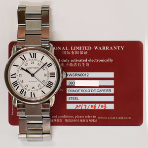 Cartier WSRN0012 Ronde Solo de Cartier Automatic 36mm Steel