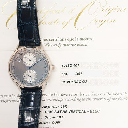 Patek Philippe 5235G-001 Annual Calendar Regulator 40.5mm White Gold Self-Winding