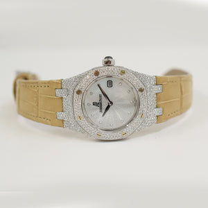 Audemars Piguet Royal Oak Lady Quartz 33mm White Gold Diamond-set Bezel Ref. 67605BC.ZZ.D070SU.01 - image 3