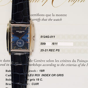 Patek Philippe 5124G-011 Gondolo White Gold Selfwinding