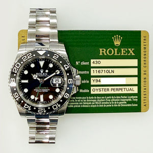 Rolex 116710LN GMT-Master II Steel