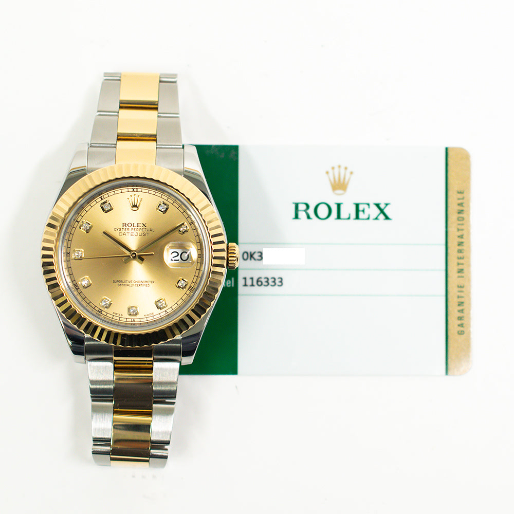 Rolex 116333G Datejust II Steel and Yellow Gold