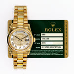 Rolex 118238NRZ Day-Date President 36mm Yellow Gold