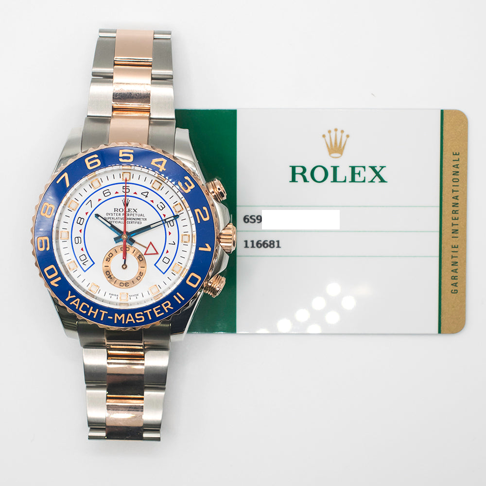 Rolex 116681 Yacht-Master II Steel and Rose Gold