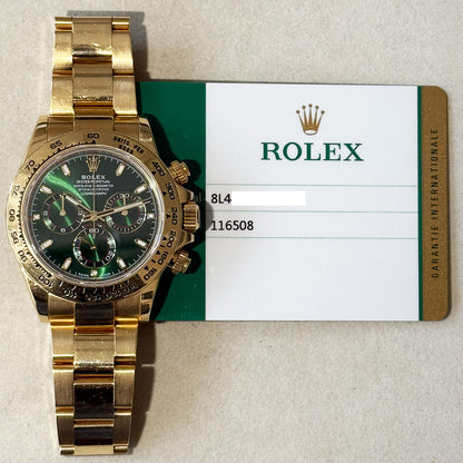 Rolex 116508 Daytona Yellow Gold "John Mayer"