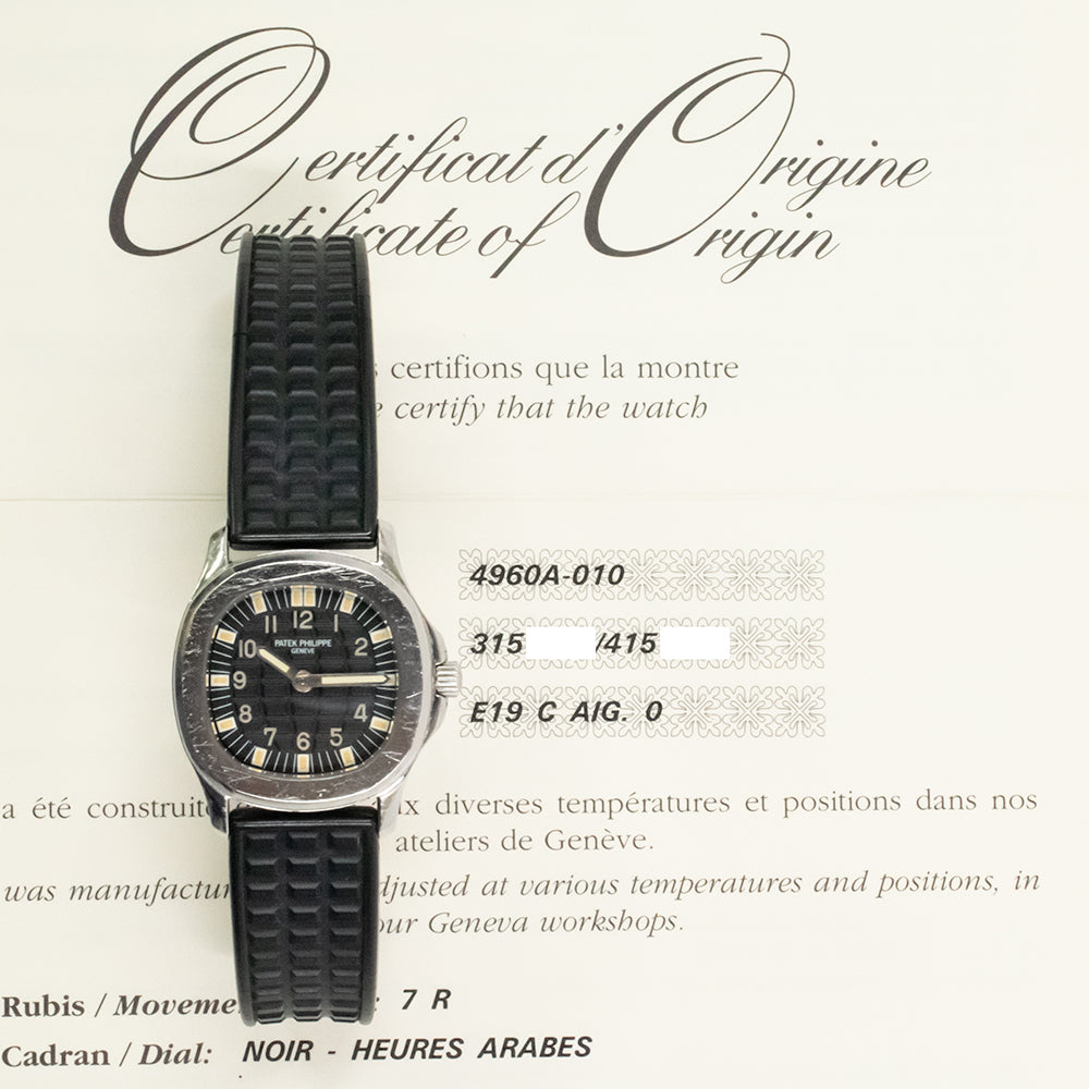 Patek Philippe 4960A-010 Aquanaut 26mm Quartz Stainless Steel