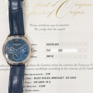 Patek Philippe 5327G-001 Perpetual Calendar 39mm White Gold Self-winding